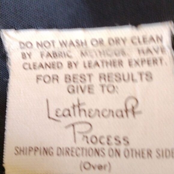 Vakko Vintage Leather Skirt - Picture 5 of 9